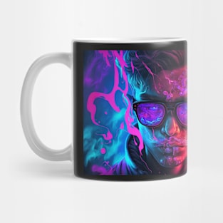 The Pink And Purple Bubble High Mug